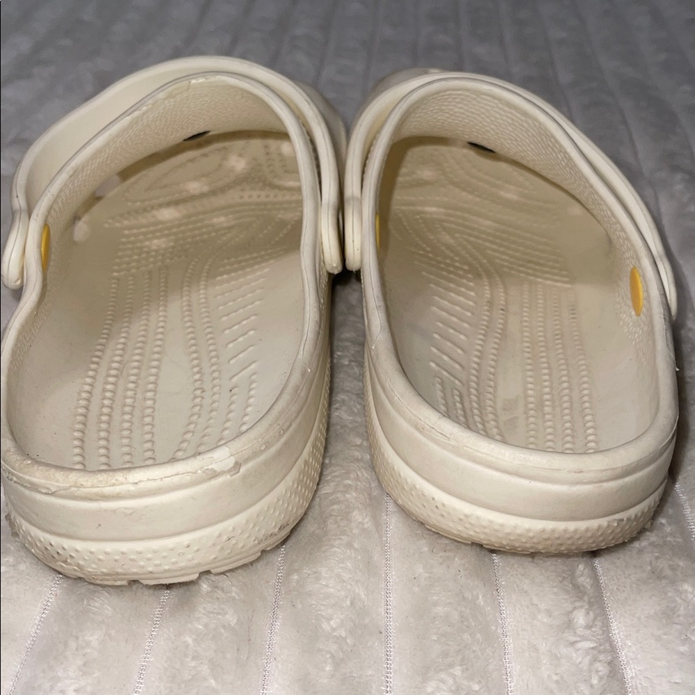 CROCS x Bad Bunny White Clogs Shoes | Size 11 Men - Picture 4 of 6